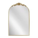 Artekko Dia Χρυσό Μεταλλικός Καθρέπτης Τοίχου (50.5x4x80.5)cm