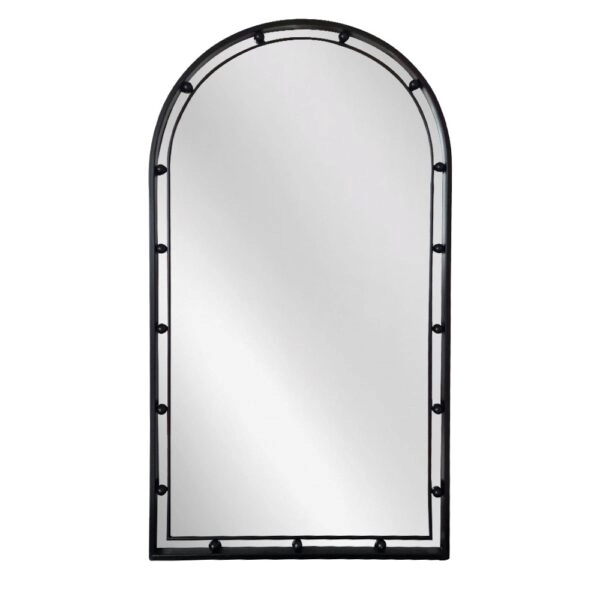 Artekko Dia Μαύρος Μεταλλικός Καθρέπτης Τοίχου (50x3.5x90)cm