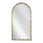 Artekko Dia Χρυσός Μεταλλικός Καθρέπτης Τοίχου (60x3.5x110)cm