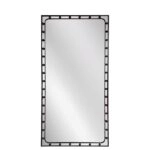Artekko Dia Μαύρος Μεταλλικός Καθρέπτης Τοίχου (75x3x160)cm