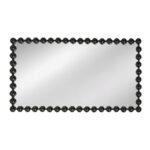 Artekko Dia Μαύρος Μεταλλικός Καθρέπτης Τοίχου (60x4.5x110)cm