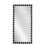 Artekko Dia Μαύρος Μεταλλικός Καθρέπτης Τοίχου (70x4.5x130)cm