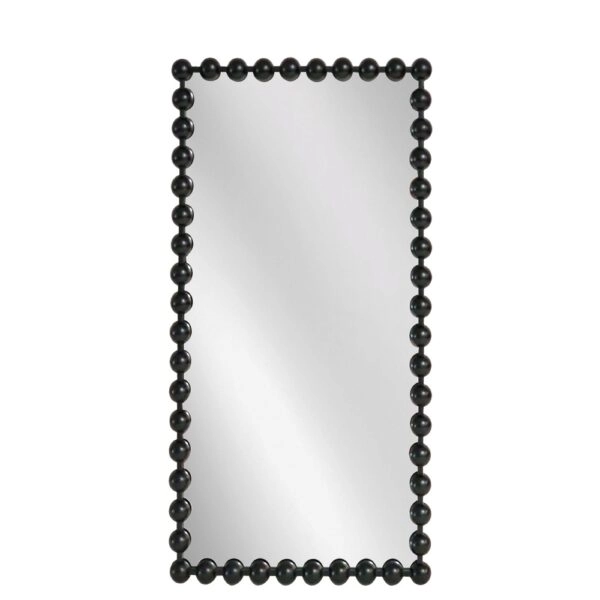 Artekko Dia Μαύρος Μεταλλικός Καθρέπτης Τοίχου (70x4.5x130)cm