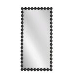 Artekko Dia Μαύρος Μεταλλικός Καθρέπτης Τοίχου (75x4.5x160)cm