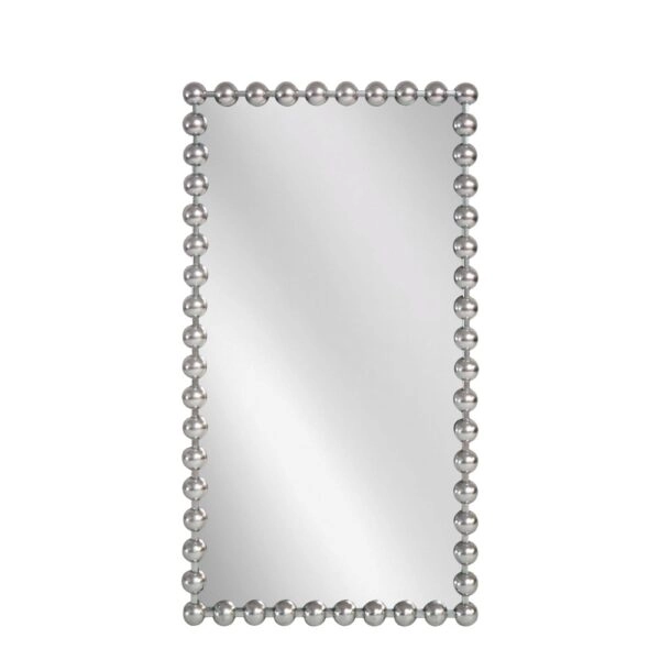 Artekko Dia Ασημί Μεταλλικός Καθρέπτης Τοίχου (75x4.5x160)cm