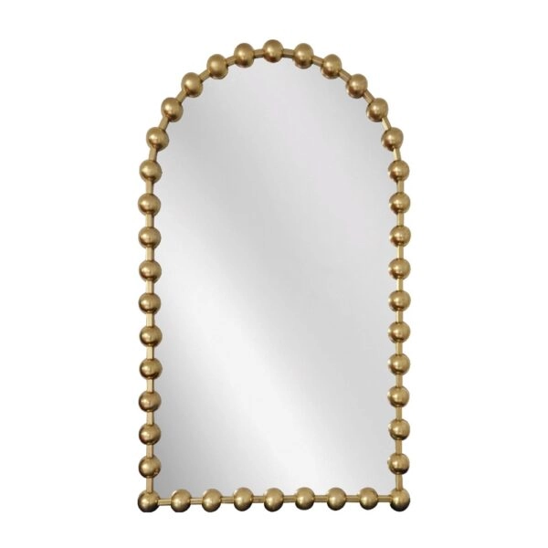 Artekko Dia Χρυσός Μεταλλικός Καθρέπτης Τοίχου (61x4.5x100)cm