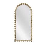 Artekko Dia Χρυσός Μεταλλικός Καθρέπτης Τοίχου (72.5x4.5x181)cm