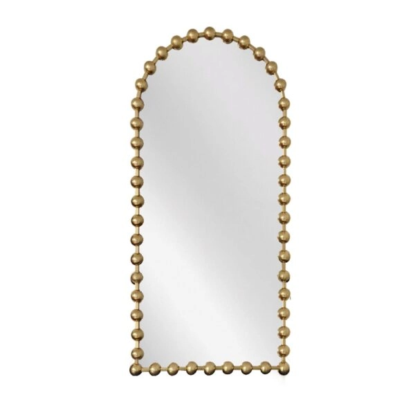 Artekko Dia Χρυσός Μεταλλικός Καθρέπτης Τοίχου (72.5x4.5x181)cm