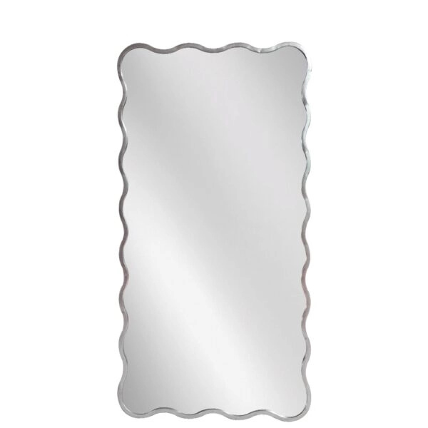 Artekko Dia Ασημί Μεταλλικός Καθρέπτης Τοίχου (70x2.5x130)cm