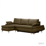 JACOB ΚΑΝΑΠΕΣ ΚΡΕΒΑΤΙ ΓΩΝΙΑ ΑΡΙΣΤΕΡΗ ΚΑΦΕ 264x154xH84,7cm