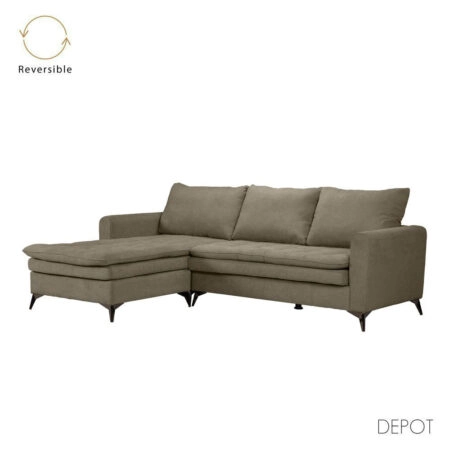 SCANDALO ΚΑΝΑΠΕΣ ΓΩΝΙΑ ΑΝΑΣΤΡΕΨΙΜΗ PURO ASTI 3 265x188x99cm