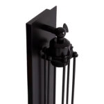 ΑΠΛΙΚΑ ΤΟΙΧΟΥ 2ΦΩΤΗ BEACON HM4463 ΜΕΤΑΛΛΟ ΣΕ ΜΑΥΡΟ 10x10x47Υεκ.