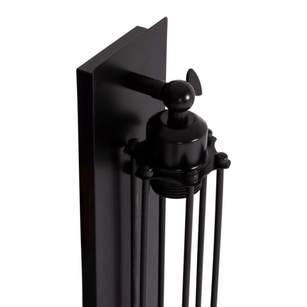 ΑΠΛΙΚΑ ΤΟΙΧΟΥ 2ΦΩΤΗ BEACON HM4463 ΜΕΤΑΛΛΟ ΣΕ ΜΑΥΡΟ 10x10x47Υεκ.