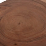 ΒΟΗΘΗΤΙΚΟ ΤΡΑΠΕΖΑΚΙ PUMBE HM9891.11 ΞΥΛΟ SUAR ΣΕ ΦΥΣΙΚΟ ΧΡΩΜΑ Φ40x50Υεκ