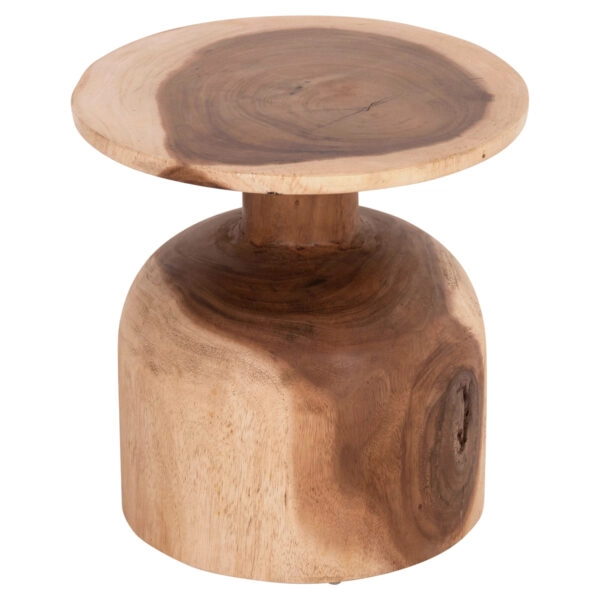 ΒΟΗΘΗΤΙΚΟ ΤΡΑΠΕΖΑΚΙ PUMBE-s HM9892.11 ΞΥΛΟ SUAR--ΦΥΣΙΚΟ Φ40x40Υεκ