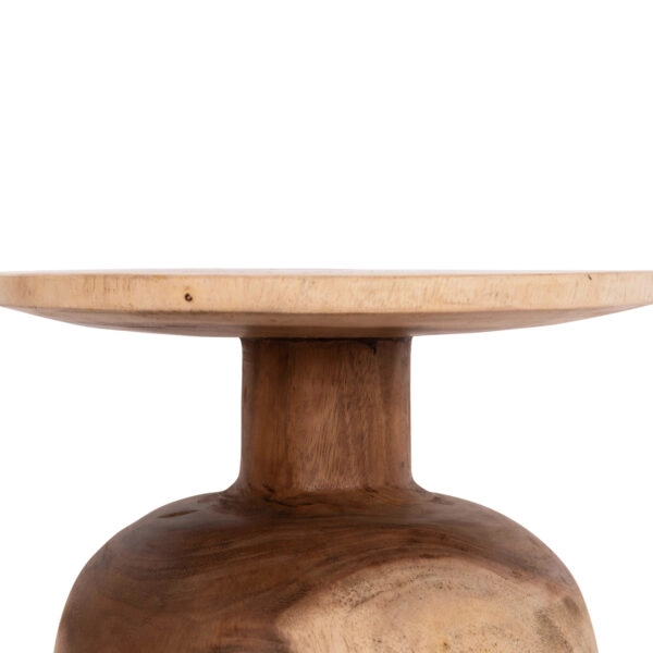 ΒΟΗΘΗΤΙΚΟ ΤΡΑΠΕΖΑΚΙ PUMBE-s HM9892.11 ΞΥΛΟ SUAR--ΦΥΣΙΚΟ Φ40x40Υεκ