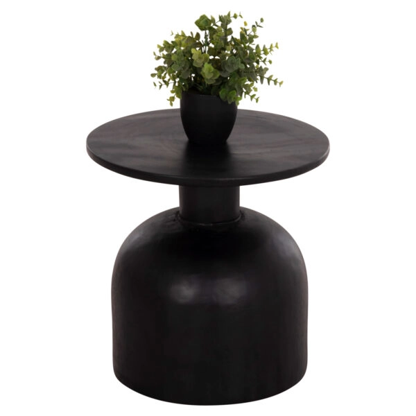 ΒΟΗΘΗΤΙΚΟ ΤΡΑΠΕΖΑΚΙ PUMBE-s HM9892.12 ΞΥΛΟ SUAR--ΜΑΥΡΟ Φ40x40Υεκ