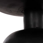 ΒΟΗΘΗΤΙΚΟ ΤΡΑΠΕΖΑΚΙ PUMBE-s HM9892.12 ΞΥΛΟ SUAR--ΜΑΥΡΟ Φ40x40Υεκ