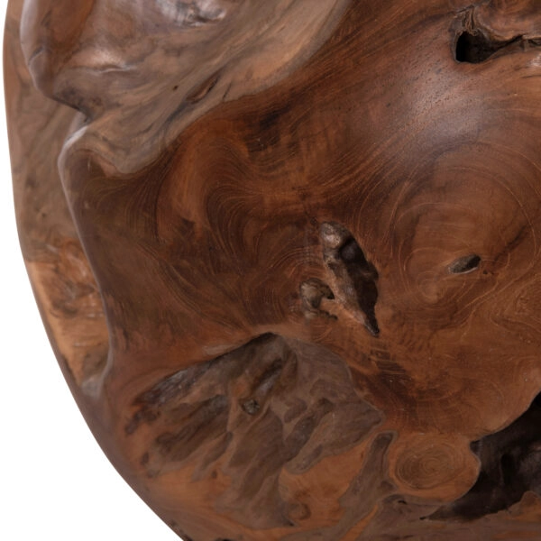 ΒΟΗΘΗΤΙΚΟ ΤΡΑΠΕΖΙ LOGGY HM18295 ΞΥΛΟ TEAK--ΦΥΣΙΚΟ 50x50x50Υεκ.