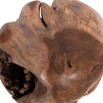 ΒΟΗΘΗΤΙΚΟ ΤΡΑΠΕΖΙ LOGGY HM18295 ΞΥΛΟ TEAK--ΦΥΣΙΚΟ 50x50x50Υεκ.