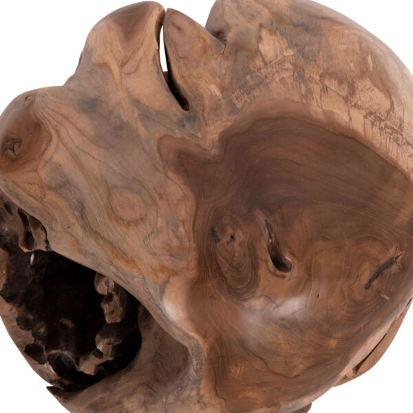 ΒΟΗΘΗΤΙΚΟ ΤΡΑΠΕΖΙ LOGGY HM18295 ΞΥΛΟ TEAK--ΦΥΣΙΚΟ 50x50x50Υεκ.