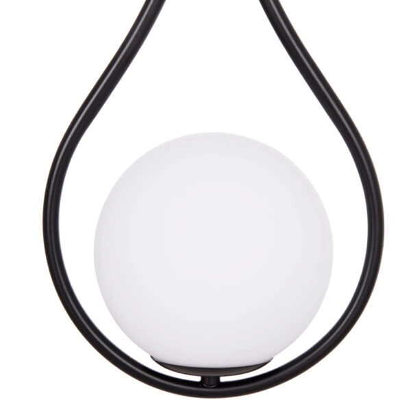 ΦΩΤΙΣΤΙΚΟ ΟΡΟΦΗΣ DROPLET HM7503.11 ΜΕΤΑΛΛΟ ΣΕ ΜΑΥΡΟ-ΛΕΥΚΟΣ ΓΛΟΜΠΟΣ 23,5x12x147Υεκ.