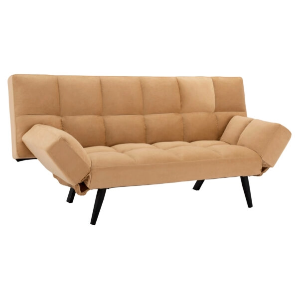 ΚΑΝΑΠΕΣ ΚΡΕΒΑΤΙ 3ΘΕΣΙΟΣ ΑΠΟ ΒΕΛΟΥΔΟ ΜΠΕΖ HM3167.07 182Χ80Χ88Υ εκ.