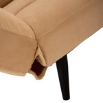 ΚΑΝΑΠΕΣ ΚΡΕΒΑΤΙ 3ΘΕΣΙΟΣ ΑΠΟ ΒΕΛΟΥΔΟ ΜΠΕΖ HM3167.07 182Χ80Χ88Υ εκ.