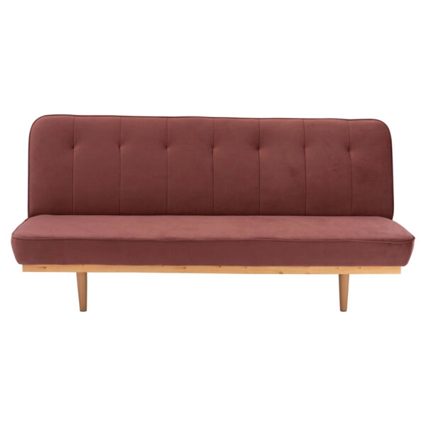 ΚΑΝΑΠΕΣ ΚΡΕΒΑΤΙ 3ΘΕΣΙΟΣ ΑΠΟ ΒΕΛΟΥΔΟ ΣΑΠΙΟ ΜΗΛΟ HM3168.02 193Χ85Χ88Υ εκ.