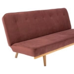 ΚΑΝΑΠΕΣ ΚΡΕΒΑΤΙ 3ΘΕΣΙΟΣ ΑΠΟ ΒΕΛΟΥΔΟ ΣΑΠΙΟ ΜΗΛΟ HM3168.02 193Χ85Χ88Υ εκ.