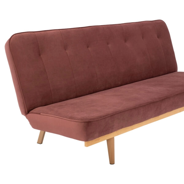 ΚΑΝΑΠΕΣ ΚΡΕΒΑΤΙ 3ΘΕΣΙΟΣ ΑΠΟ ΒΕΛΟΥΔΟ ΣΑΠΙΟ ΜΗΛΟ HM3168.02 193Χ85Χ88Υ εκ.