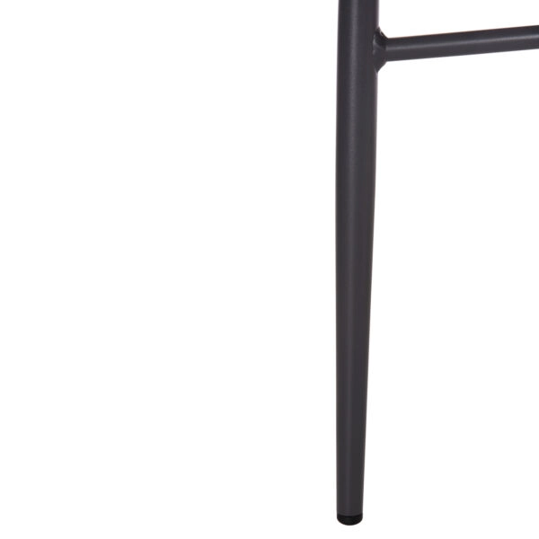 ΚΑΡΕΚΛΑ ΑΛΟΥΜΙΝΙΟΥ LYNN HM6267.01 ΑΝΘΡΑΚΙ ΣΚΕΛΕΤΟΣ-P.E.RATTAN ΦΥΣΙΚΟ 61x55x77Υεκ