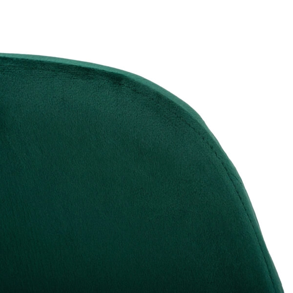 ΚΑΡΕΚΛΑ LEONARDO ΒΕΛΟΥΔΟ ΚΥΠΑΡΙΣΣΙ ΜΕ ΜΕΤΑΛΛΙΚΑ ΠΟΔΙΑ 45x53x85Υ εκ. HM00100.23