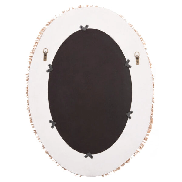 ΚΑΘΡΕΠΤΗΣ ΤΟΙΧΟΥ ΣΕΙΡΑ SANTORINI HM4528 MDF ΥΠΟΛΕΥΚΟ-ΔΙΑΚΟΣΜΗΣΗ ΣΕ ΜΠΕΖ 60x2x80Υεκ.