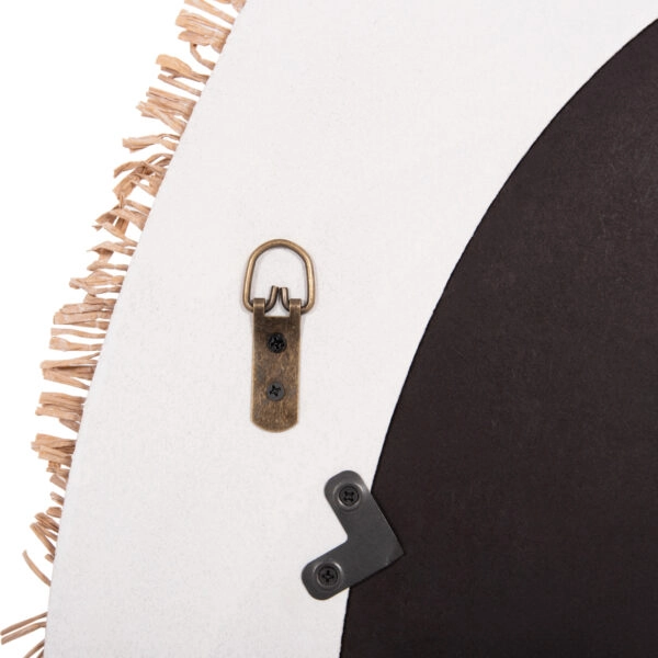 ΚΑΘΡΕΠΤΗΣ ΤΟΙΧΟΥ ΣΕΙΡΑ SANTORINI HM4528 MDF ΥΠΟΛΕΥΚΟ-ΔΙΑΚΟΣΜΗΣΗ ΣΕ ΜΠΕΖ 60x2x80Υεκ.