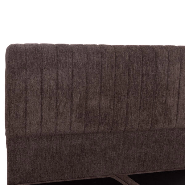 ΚΡEΒΑΤΙ ΔΙΠΛΟ HILDA HM717.02 ΥΦΑΣΜΑ ΜΠΟΥΚΛΕ ΚΑΦΕ--ΓΙΑ ΣΤΡΩΜΑ 160x200εκ.