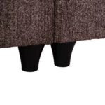 ΚΡEΒΑΤΙ ΔΙΠΛΟ HILDA HM717.02 ΥΦΑΣΜΑ ΜΠΟΥΚΛΕ ΚΑΦΕ--ΓΙΑ ΣΤΡΩΜΑ 160x200εκ.