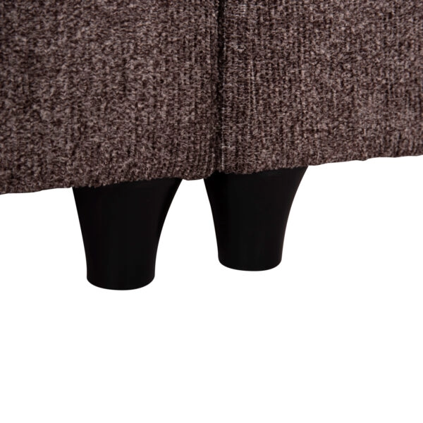 ΚΡEΒΑΤΙ ΔΙΠΛΟ HILDA HM717.02 ΥΦΑΣΜΑ ΜΠΟΥΚΛΕ ΚΑΦΕ--ΓΙΑ ΣΤΡΩΜΑ 160x200εκ.