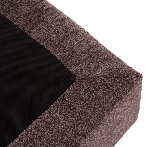 ΚΡEΒΑΤΙ ΔΙΠΛΟ HILDA HM717.02 ΥΦΑΣΜΑ ΜΠΟΥΚΛΕ ΚΑΦΕ--ΓΙΑ ΣΤΡΩΜΑ 160x200εκ.