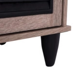 ΠΑΠΟΥΤΣΟΘΗΚΗ-ΝΤΟΥΛΑΠΙ MCKENNA ΞΥΛ. 3ΠΟΡΤΕΣ HM2267.02 SONAMA-ΜΑΥΡΟ 112x30x68,5Υ εκ.