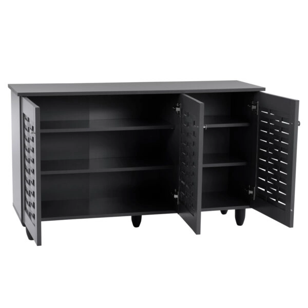 ΠΑΠΟΥΤΣΟΘΗΚΗ-ΝΤΟΥΛΑΠΙ IGGY ΞΥΛΙΝΗ 3ΠΟΡΤΕΣ HM2211.10 ΓΚΡΙ 114Χ34Χ68