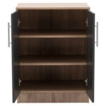 ΠΑΠΟΥΤΣΟΘΗΚΗ ΝΤΟΥΛΑΠΙ ΞΥΛΙΝΗ EMERIE HM2206.04 SONAMA-ΓΚΡΙ 60X40,5X80 εκ.