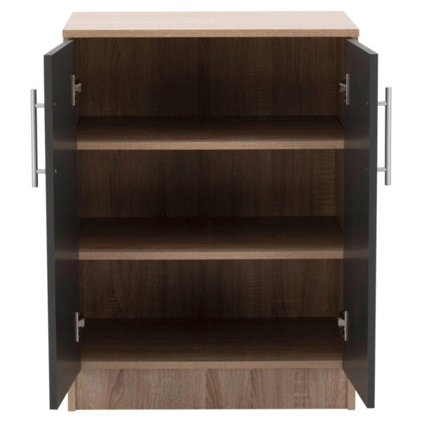 ΠΑΠΟΥΤΣΟΘΗΚΗ ΝΤΟΥΛΑΠΙ ΞΥΛΙΝΗ EMERIE HM2206.04 SONAMA-ΓΚΡΙ 60X40,5X80 εκ.