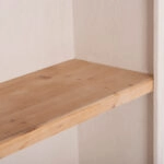 ΡΑΦΙΕΡΑ ΣΕΙΡΑ SANTORINI HM18044 MDF ΥΠΟΛΕΥΚΟ-ΡΑΦΙΑ ΞΥΛΟ ΕΛΑΤΟΥ ΦΥΣΙΚΟ 80x38x188,5Υεκ.