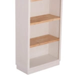 ΡΑΦΙΕΡΑ ΣΕΙΡΑ SANTORINI HM18044 MDF ΥΠΟΛΕΥΚΟ-ΡΑΦΙΑ ΞΥΛΟ ΕΛΑΤΟΥ ΦΥΣΙΚΟ 80x38x188,5Υεκ.