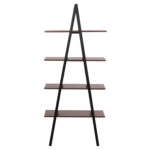 ΡΑΦΙΕΡΑ STAM HM18073.04 ΜΑΥΡΟΣ ΜΕΤΑΛΛΙΚΟΣ ΣΚΕΛΕΤΟΣ-ΜΕΛΑΜΙΝΗ ΚΑΡΥΔΙ 71x38x164Υεκ.