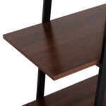 ΡΑΦΙΕΡΑ STAM HM18073.04 ΜΑΥΡΟΣ ΜΕΤΑΛΛΙΚΟΣ ΣΚΕΛΕΤΟΣ-ΜΕΛΑΜΙΝΗ ΚΑΡΥΔΙ 71x38x164Υεκ.