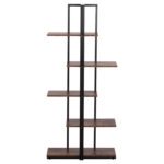 ΡΑΦΙΕΡΑ OMNI HM18074.04 ΜΑΥΡΟΣ ΜΕΤΑΛΛΙΚΟΣ ΣΚΕΛΕΤΟΣ-ΜΕΛΑΜΙΝΗ ΚΑΡΥΔΙ 80x34x151,5Υεκ