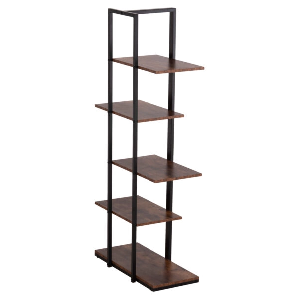 ΡΑΦΙΕΡΑ OMNI HM18074.04 ΜΑΥΡΟΣ ΜΕΤΑΛΛΙΚΟΣ ΣΚΕΛΕΤΟΣ-ΜΕΛΑΜΙΝΗ ΚΑΡΥΔΙ 80x34x151,5Υεκ