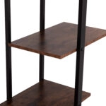 ΡΑΦΙΕΡΑ OMNI HM18074.04 ΜΑΥΡΟΣ ΜΕΤΑΛΛΙΚΟΣ ΣΚΕΛΕΤΟΣ-ΜΕΛΑΜΙΝΗ ΚΑΡΥΔΙ 80x34x151,5Υεκ